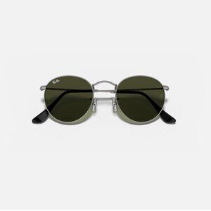 Ray-Ban Round Metal Sunglasses in Gunmetal (RB3447 029 50-21)